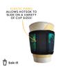 Sok It HotSok Coffee & Tea Reusable Insulated Neoprene Cup Sleeve (Cherry Bomb) view 3