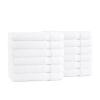 Arkwright Admiral Spa Bath Towels Bulk - Pack of 12 - Lightweight Absorbent Bathroom Towel, Quick Dry Cotton, Perfect for Home, Resort, Spa, and Shower, 24 x 48 in, White view 1