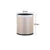 DYPASA Garbage Can Trash Can Home Cute Girl Bedroom Living Room Paper Basket Metal Iron Creative Simple Modern Light Luxury Garbage Trash Can Trash Bin view 2