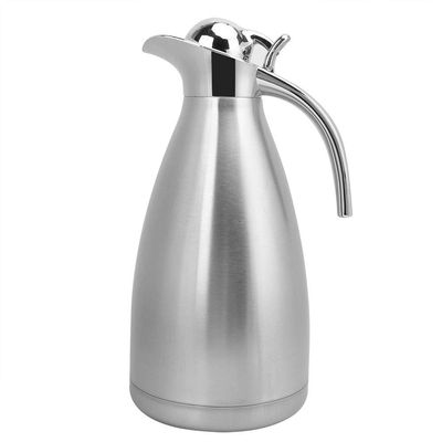 2L Thermal Coffee Carafe,Vacuum Thermo Jug Bottle,Stainless Steel Household Water Coffee Bottle Vacuum Insulated Thermo Jug Pot For Keeping Hot Coffee And Tea