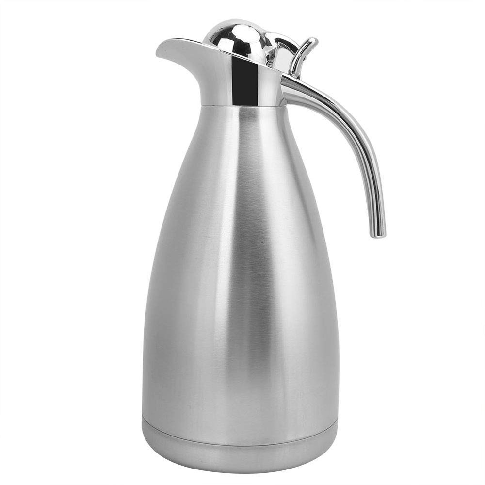 2L Thermal Coffee Carafe,Vacuum Thermo Jug Bottle,Stainless Steel Household Water Coffee Bottle Vacuum Insulated Thermo Jug Pot For Keeping Hot Coffee And Tea