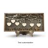 Personalized Wooden Family Tree Plaque with Custom Engraved Names view 2
