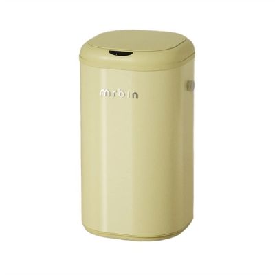 BONAD Kitchen Garbage Can 30L Large Capacity Induction Trash Can Smart Home Living Room Kitchen Light Luxury Garbage Storage Box with Lid Wastebasket (Color : Yellow)