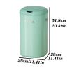 BONAD Kitchen Garbage Can 30L Large Capacity Induction Trash Can Smart Home Living Room Kitchen Light Luxury Garbage Storage Box with Lid Wastebasket (Color : Yellow) view 2
