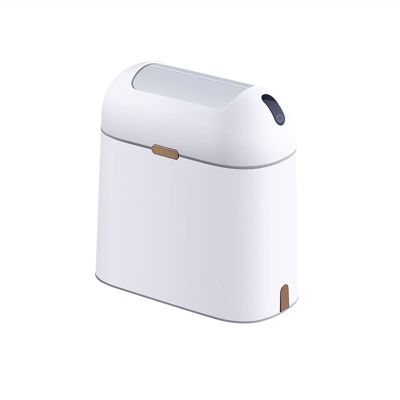 BONAD Kitchen Garbage Can Bathroom Smart Trash Can Automatic Electric Induction Garbage Bin with Lid Large Capacity Sensor Waste Bins for Household Wastebasket