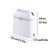 BONAD Kitchen Garbage Can Bathroom Smart Trash Can Automatic Electric Induction Garbage Bin with Lid Large Capacity Sensor Waste Bins for Household Wastebasket view 2