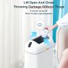 BONAD Kitchen Garbage Can Bathroom Smart Trash Can Automatic Electric Induction Garbage Bin with Lid Large Capacity Sensor Waste Bins for Household Wastebasket view 3