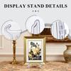 Funzhan 9 Inch Clear Acrylic Plate Stands for Display Holders 2pcs view 3
