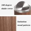 BONAD Kitchen Garbage Can 10L/12L Thickened Stainless Steel Trash Can Household Round with Lid Trash Can Living Room Bedroom Toilet Large-Capacity Trash Can Wastebasket (Size : 10L) view 4