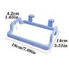 BONAD Kitchen Garbage Can 1 Pcs Hanging Trash Bag Rack Rubbish Bag Storage Rack Holder Portable Trash Can Cabinet Trash Rack Kitchen Gadgets Wastebasket (Color : White) view 2