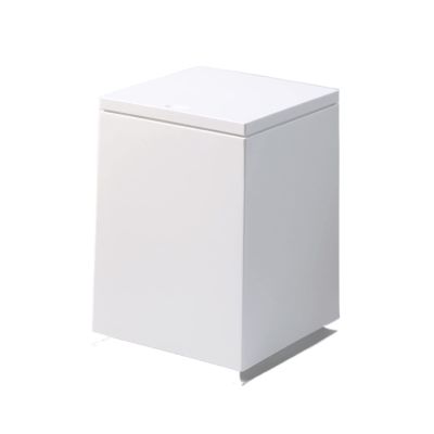 Kitchen Garbage Can Simple Large-Capacity Trash can Household Square Indoor Trash can Office Bedroom Waste Paper Basket Wastebasket (Color : Gold)