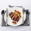 90 Piece Silverware Gold Flatware set Service for 18,Unique Pattern Design, Modern Stainless Tableware Cutlery Set Dinnerware Set Kitchen Utensils Sets for Home Restaurant Hotel Wedding view 3