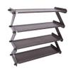 4 Tiers Shoe Rack , for f ree Standing Narrow Shoe Rack , 6 8 Pairs Storage lunch box Narrow Shoe Rack , Household Stainless Steel Shoes Rack Shelf Stand Holder Storage lunch box for Entryway(coffee) view 1