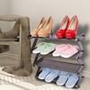 4 Tiers Shoe Rack , for f ree Standing Narrow Shoe Rack , 6 8 Pairs Storage lunch box Narrow Shoe Rack , Household Stainless Steel Shoes Rack Shelf Stand Holder Storage lunch box for Entryway(coffee) view 4