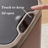 HIHELO Trash Bin 10L Intelligent Induction Trash Can Wooden Garbage Can Household Large-Capacity Automatic Induction Trash Can with Lid Kitchen Trash Can view 3