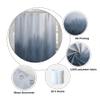 Umpoo Misty Forest Shower Curtains for Bathroom Decor Steelblue Woodland Trees Fog Fuzzy Nature Landscape Bath Curtain Machine Washable Durable Waterproof Fabric with 12 Hooks, 72x72 Inch view 3