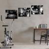 RnnJoile Football Wall Art Black and White Sport Pictures Football Boys Man Cave Bedroom Decor Framed 16"x24" (Medium) view 3