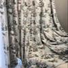 Farmhouse Blackout Velvet Curtains for Bedroom Thermal Curtains Room Darkening Floral Thermal Insulated Curtains Living Room Country Curtain inch Long 1 Panel Blue (Pinch Pleated, Custom Size) view 3