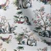 Farmhouse Blackout Velvet Curtains for Bedroom Thermal Curtains Room Darkening Floral Thermal Insulated Curtains Living Room Country Curtain inch Long 1 Panel Blue (Pinch Pleated, Custom Size) view 4