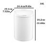 HIHELO Trash Bin 8L/10L Simple Household Trash Can Automatic Induction Trash Can Kitchen Bedroom Creative Garbage Storage Kitchen Trash Can (Size : 10L) view 2