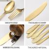 Hammered Silverware Set for 18, 90-Piece Stainless Steel Flatware Cutlery Set,Modern Kitchen Utensils Tableware Set Includes Dinner Knives/Forks/Spoons for Home Restaurant Hotel Wedding view 4