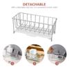 CALLARON Stainless Steel Sponge Drain Basket Multi-Function Kitchen Sink Holder Accessory for Organized Countertop Storage Easy to Install and Clean view 2