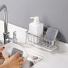 CALLARON Stainless Steel Sponge Drain Basket Multi-Function Kitchen Sink Holder Accessory for Organized Countertop Storage Easy to Install and Clean view 3