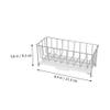 CALLARON Stainless Steel Sponge Drain Basket Multi-Function Kitchen Sink Holder Accessory for Organized Countertop Storage Easy to Install and Clean view 4