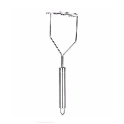 SEIWEI Potato Mud Press Potato Masher Potato Ricer Food Masher Utensil Cooking Tool Stainless Steel Silver