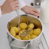 SEIWEI Potato Mud Press Potato Masher Potato Ricer Food Masher Utensil Cooking Tool Stainless Steel Silver view 2