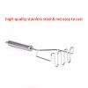 SEIWEI Potato Mud Press Potato Masher Potato Ricer Food Masher Utensil Cooking Tool Stainless Steel Silver view 4