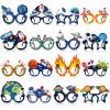 Ireer 32 Pcs Space Party Favors Space Party Paper Eyeglasses Astronaut Solar Paper Glasses Supplies Birthday Photo Booth Props Planet Birthday Supplies Decorations view 1