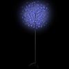 CUMYZO Christmas Tree 200 LEDs Blue White Light Cherry Blossom 6 ft 1.99kg/4.38ib Christmas Lighting view 2