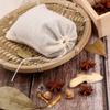 Boao 24 Pcs Spice Cooking Cheesecloth Bags for Straining Reusable Empty Tea Drawstring Soup Muslin Bags(6 x 8 Inch) view 4