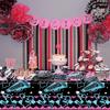Cheerleading Party Decorations - Gymnastics Party Cheer Part Plates Tableware, Including Plates, Cups, Napkins, Tablecloth, Straw for Cheerleading Birthday Party Supplies, Serves 20 view 4