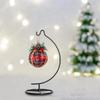 Ornament Display Stand Air Plant Stand Iron Hanging Stand Flower Pot Stand Rack Holder for Hanging Glass Globe Witch Ball Terrarium Christmas Ornament and Home Wedding Decoration (Moon shape2) view 3
