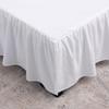 Royalbeddingking White Full XL Size 28 Inch Drop Length Three Sided Coverage with 800 Thread Count Egyptian Cotton Ruffled Gatherd Bed Skirt with Split Corners view 2