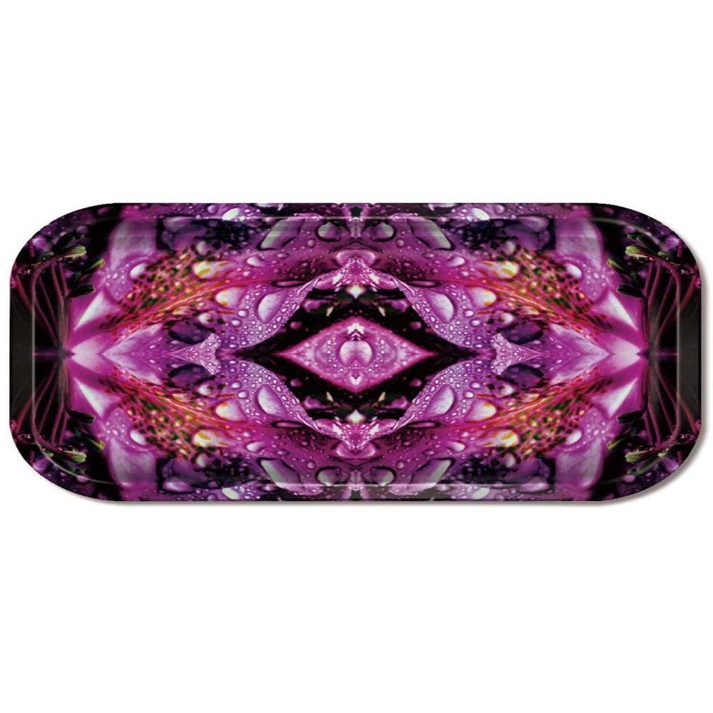 Tray and 3D Magnetic Lenticular Lid - Purple Petal Mandala (Tray Only)