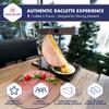BRON COUCKE - Commercial Raclette Cheese Melter "Alpage" - Traditional French Raclette for Half Wheel - Commercial and Home Use - Adjustable Heating Rod - 110V - US Cord - Made in France view 2
