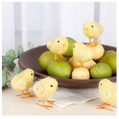 Factory Direct Craft Easter Baby Chicks and Speckled Eggs for Easter Holiday Decorating, Baby Showers, and Spring Displays