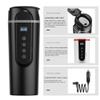 12V/24V Car Travel Electric Kettle,KIMISS Car Kettle Boiler Heating Mug with Anti Spill Lid Portable Coffee Travel Cup Temperature Control Kettle for Tea Milk view 4