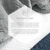 ELISABETH YORK Idora Shale Striped Handwoven Cotton Accent Throw Pillow 15" x 35" Home Living Room Couch Sofa Chair Bed Bedroom Decor Decoration 15" x 35" Grey view 4