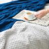ELISABETH YORK Waffle Pearl Grey Queen Coverlet Full/Queen Quilt Pearl Grey view 3