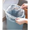 Kitchen Garbage Can 10L Step-on Trash Can with Lid and Plastic Pedal, Bathroom Kitchen Living Room Step Round Garbage Cans, Large Waste Bin Paper Basket Wastebasket view 4