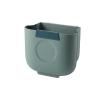 HIHELO Trash Bin 10L/13L Folding Waste Bin Kitchen Cabinet Door Hanging Trash Can Wall Mounted Trashcan for Bathroom Toilet Garbage Waste Storage Kitchen Trash Can (Size : 10L) view 1