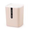 BONAD Kitchen Garbage Can Trash Can Small Mini Garbage Can Plastic Dustbin with Shake Cover for Home Office Waste Bins Household Cleaning Wastebasket (Color : Gray) view 1
