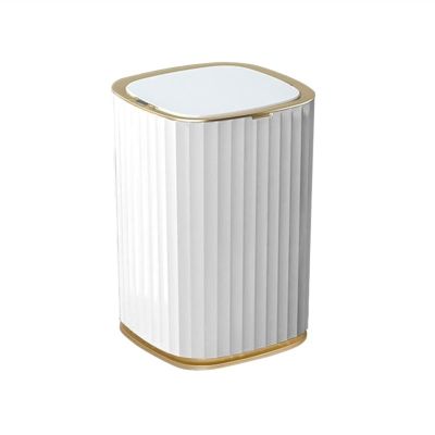 BONAD Kitchen Garbage Can Smart Trash Can Large Capacity Kitchen Bathroom Trash Can Automatic Induction Waterproof with Cover Smart Home15L Wastebasket