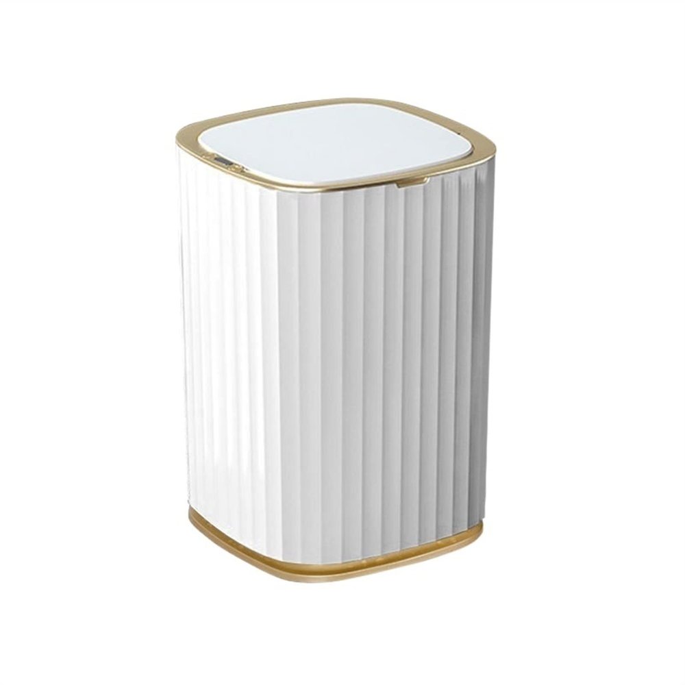 BONAD Kitchen Garbage Can Smart Trash Can Large Capacity Kitchen Bathroom Trash Can Automatic Induction Waterproof with Cover Smart Home15L Wastebasket