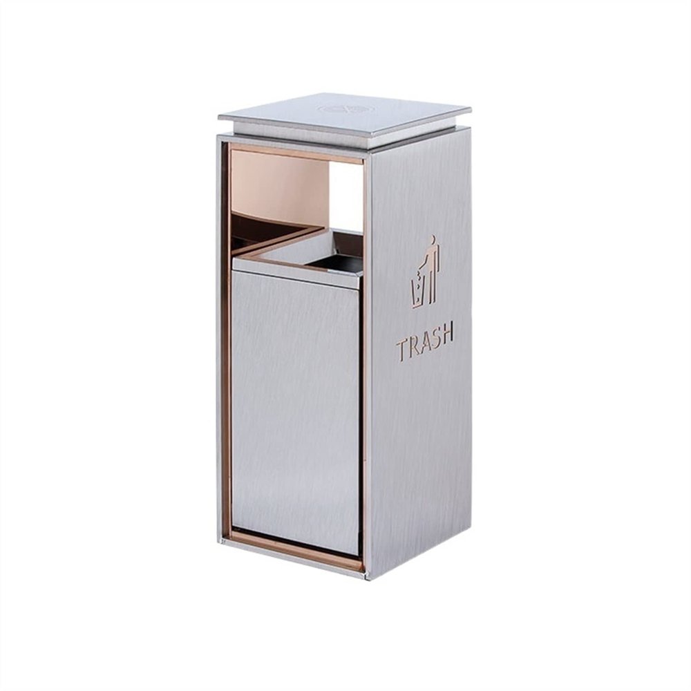 Kitchen Garbage Can Large-Capacity Trash Cans, Hotel Lobby, Shopping Malls, Vertical Trash Cans, Elevators, Outdoor Peel Boxes, Trash Cans Wastebasket