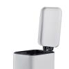 BONAD Kitchen Garbage Can Stainless Steel Rectangular Narrow Trash Can for Household Foot-Operated Trash Can with Lid Suitable for Use in Bathroom, 8L Wastebasket (Color : Gold) view 3
